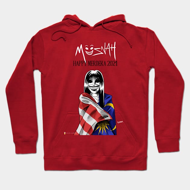 Müsnah - Happy Merdeka 2021 Hoodie by Montagu Studios